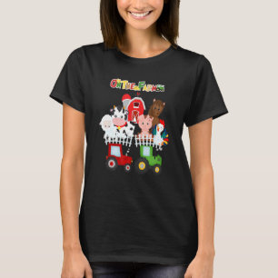 Camiseta Na Fazenda De Animais Da Fazenda De Barnyard, Garo