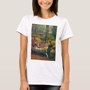 Camiseta Na Floresta de Arden, c. 1892 por John Collier