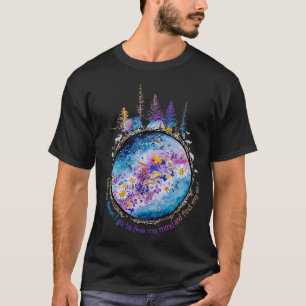 Camiseta Na Floresta Eu Vou Libertar Minha Mente E Encontra