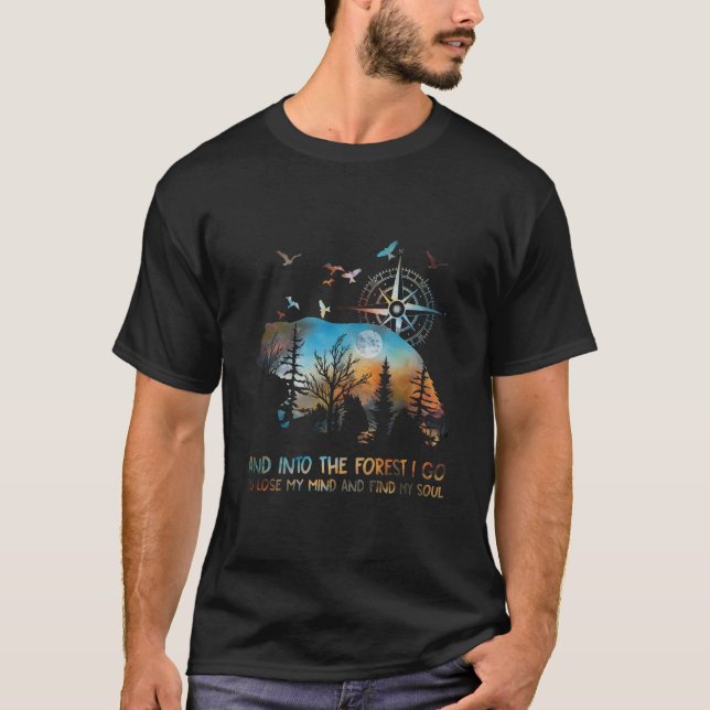 Camiseta Na Floresta Eu Vou Perder Minha Mente (Frente)