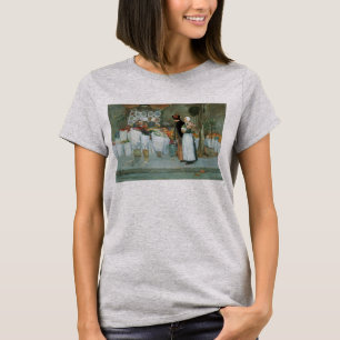 Camiseta Na Florista por Childe Hassam, Arte Fino Vintage