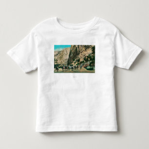 Camiseta Na fuga às quedas de Nevada, ponto da geleira