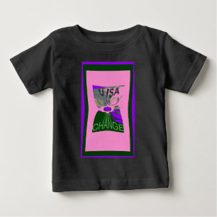 Camiseta Na Hillary Da Mudança Rosa, Os EUA Somos Mais Fort