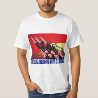 Camiseta Na lâmina de nosso Bajonets