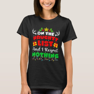 Camiseta Na Lista De Malditos E Eu Não Me Arrependo De Nada