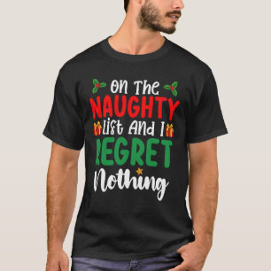 Camiseta Na Lista De Malditos E Não Lamento Nada De Natal