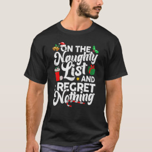 Camiseta Na Lista De Malditos E Não Lamento Nada De Natal