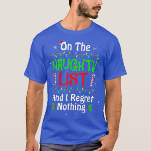 Camiseta Na Lista De Malditos E Não Lamento Nada De Natal