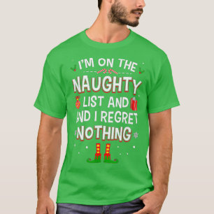 Camiseta Na Lista De Malditos E Não Lamento Nada De Natal