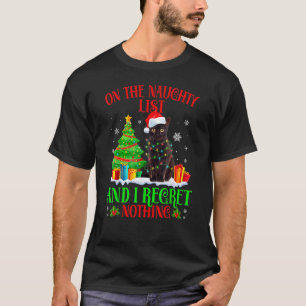 Camiseta Na Lista de Natal Travesso E Não Me Arrependo de N