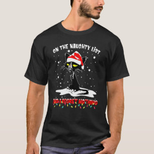 Camiseta Na Lista dos Travessos e Não Me Arrependo Gato Pre