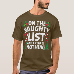 Camiseta Na Lista Engraçada E Eu Não Lamento Nada Engraçado