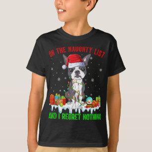 Camiseta Na Lista Maldita E Eu Não Lamento Nada De Xmas Bos