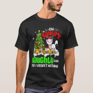 Camiseta Na lista negra do Papai Noel e não me arrependo de