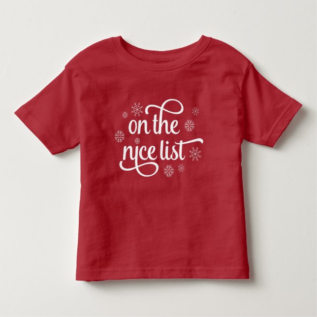 Camiseta Na Lista Nice | Natal (Frente)