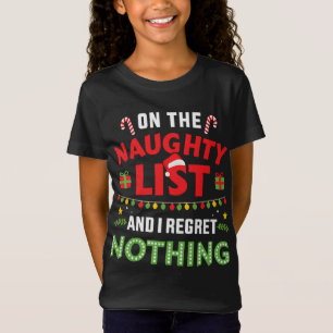 Camiseta Na lista travessa e eu não lamento nada