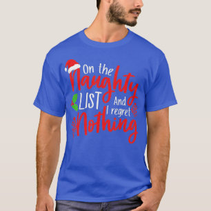 Camiseta Na lista travessa e não lamento nada engraçado