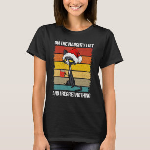 Camiseta Na Lista Travessa E Não Me Arrependo De Nada Gato 