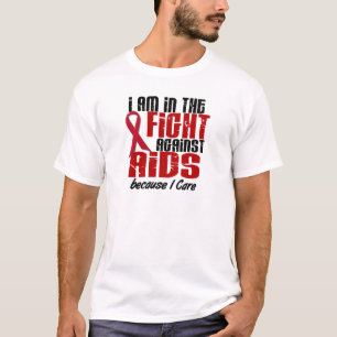 Camiseta Na luta contra o AIDS