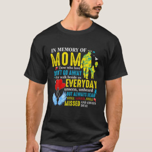 Camiseta Na Memória Adorável Da Mãe No Céu, Minha Mãe Minha