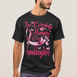 Camiseta Na Memória Adorável Do Cancer Da Minha Avó
