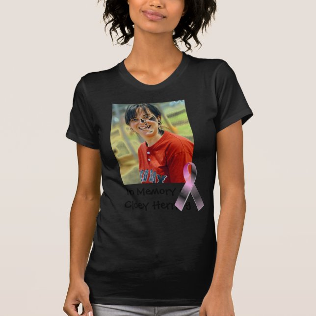 Camiseta Na memória de arenques de Cloey (Frente)