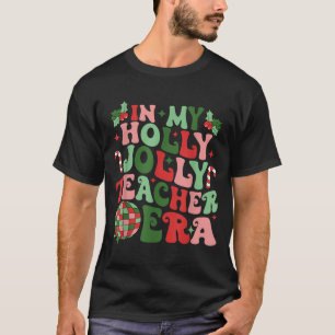 Camiseta Na Minha Alegre Era de Natal Holly Professor Vibra