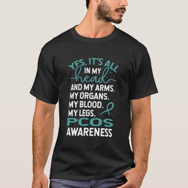 Camiseta Na Minha Cabeça E No Meu Corpo... (Frente)