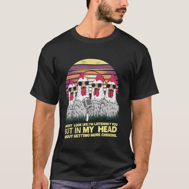 Camiseta Na Minha Cabeça Estou Pensando Em Comprar Mais Fra (Frente)