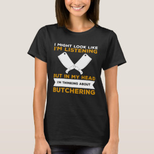 Camiseta Na minha cabeça, estou pensando em picaretas