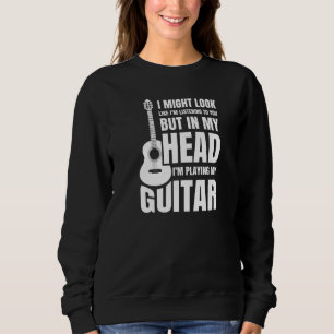 Camiseta Na Minha Cabeça Estou Tocando Minha Guitarrista