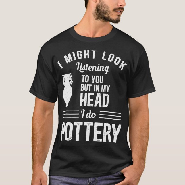 Camiseta Na Minha Cabeça Eu Faço Atiramento De Roda De Quil (Frente)