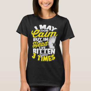 Camiseta Na minha cabeça, mordi-te 3 vezes o Guarda-chuvas