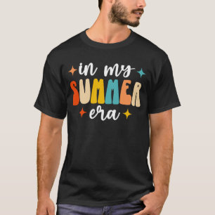 Camiseta Na Minha Época De Verão, Retro Groovy Summer