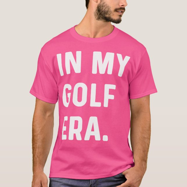 Camiseta Na Minha Época Golfe Golfer Birdie Par Course Li (Frente)