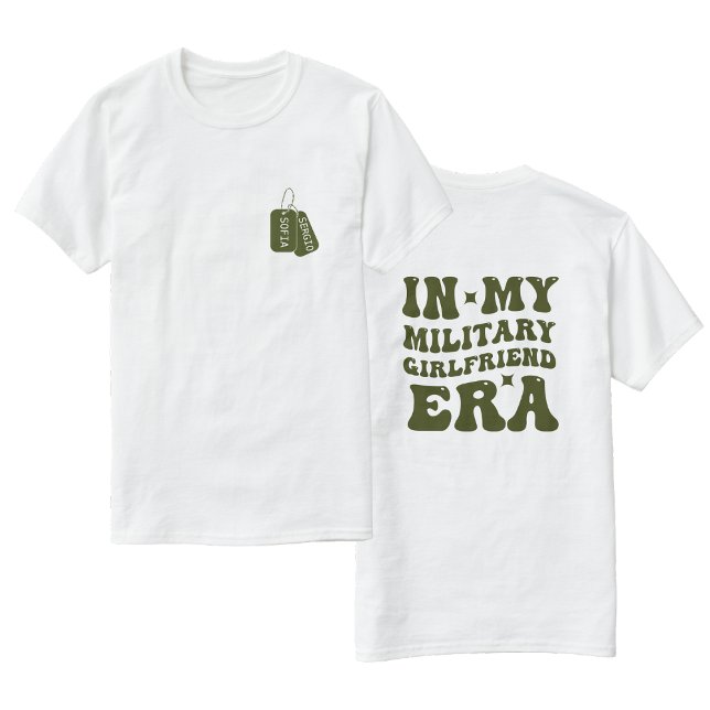 Camiseta Na Minha Época Militar Da Namorada, Presente Solda (Criador carregado)