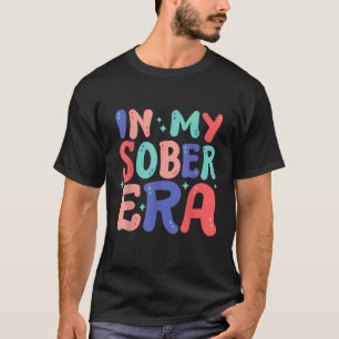 Camiseta Na Minha Época Sóbria Retro Groovy Hippie A Sobrie