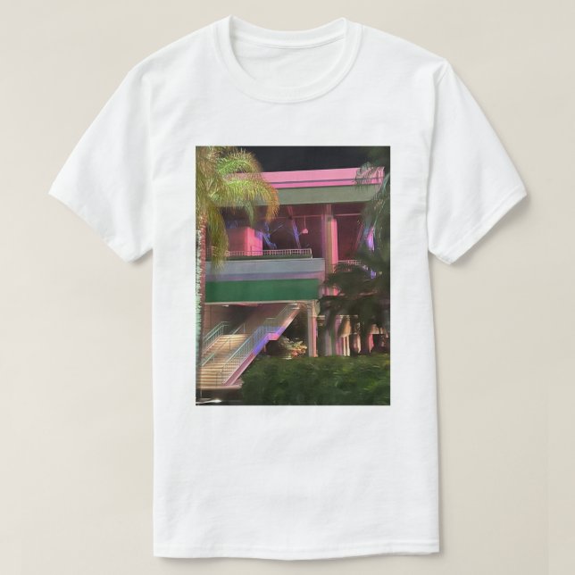 Camiseta Na Minha Época Vaporwave Registros Crescidos (Frente do Design)