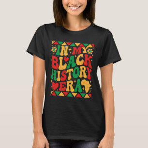 Camiseta Na Minha Era da História Negra Mês da História Neg