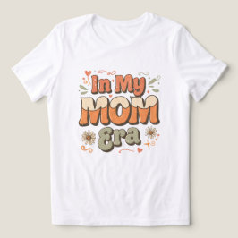 Camiseta Na Minha Era da Mamãe Groovy Retrô Dia das Mães Ma