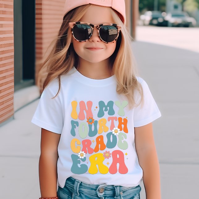 Camiseta Na Minha Era Da Quarta Série Groovy (Criador carregado)