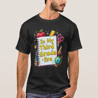 Camiseta na Minha Era da Terceira Série Professor Crianças 