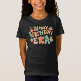 Camiseta Na Minha Era De Aniversário | Folheto de Pastel