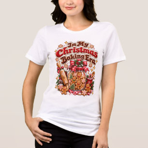 Camiseta Na Minha Era de Confeitaria de Natal Gingerbread R