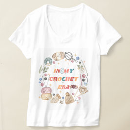 Camiseta Na Minha Era de Crochê, Presente para Mãe