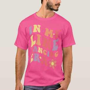 Camiseta Na Minha Era de Dança em Linha Engraçado País Elet