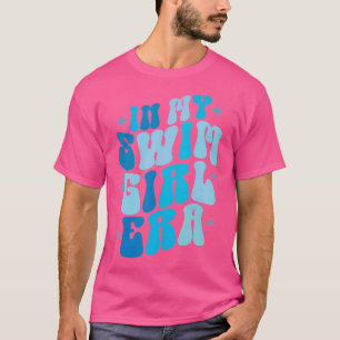 Camiseta Na Minha Era de Garota da Natação Natação Nadadora