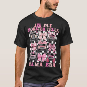 Camiseta na Minha Era de Mãe de Caminhão Monstro Coquete