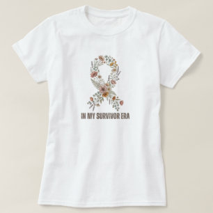 Camiseta Na Minha Era de Sobrevivente, Flor Selvagem Boho C