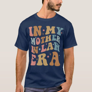 Camiseta na Minha Era de Sogra Retro Groovy Sogra f
